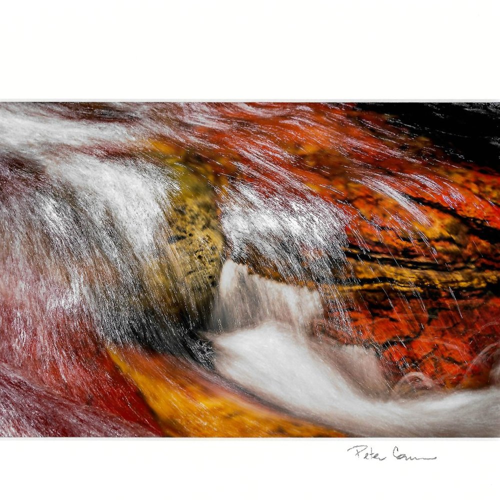 Peter Conner Spirit Of Virginia Falls Photographic 9x12 Signed Matted Art Print